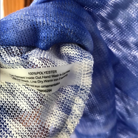 Onque Casuals Cardigan 100% Polyester Light Blue - Picture 6 of 6